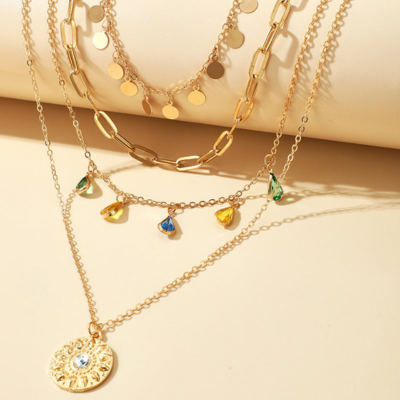 Lumarish™ Multi‑Layer Crystal Necklace