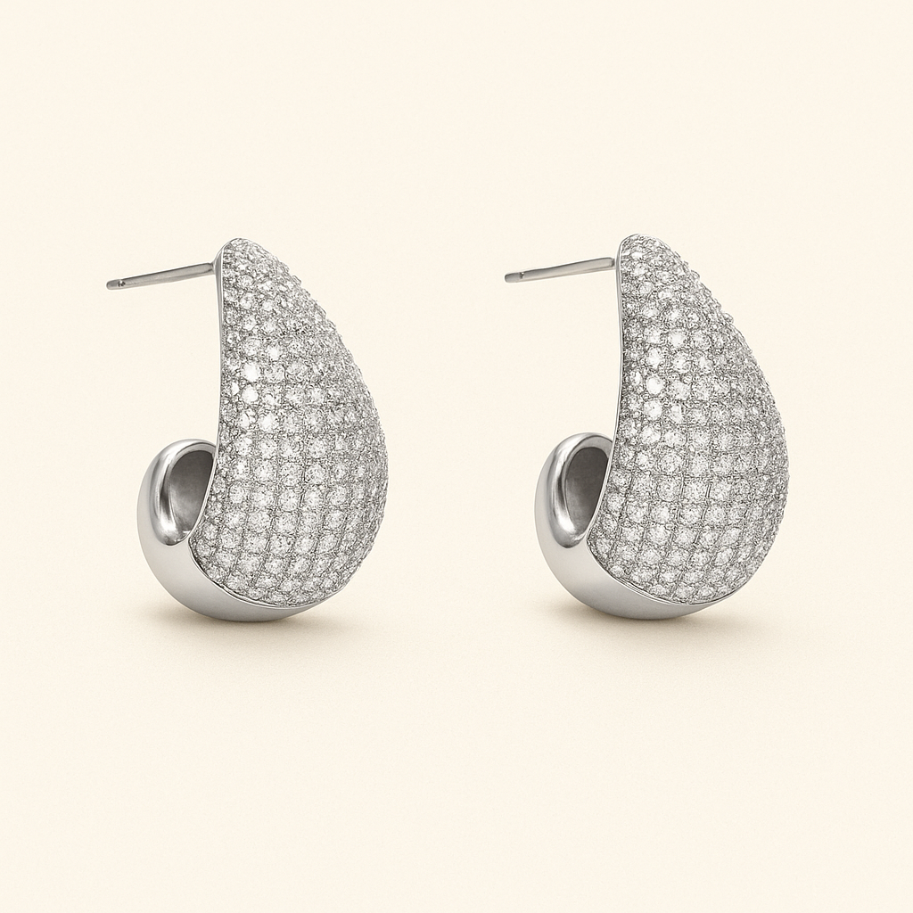 Lumarish™ Silver Waterdrop Earrings