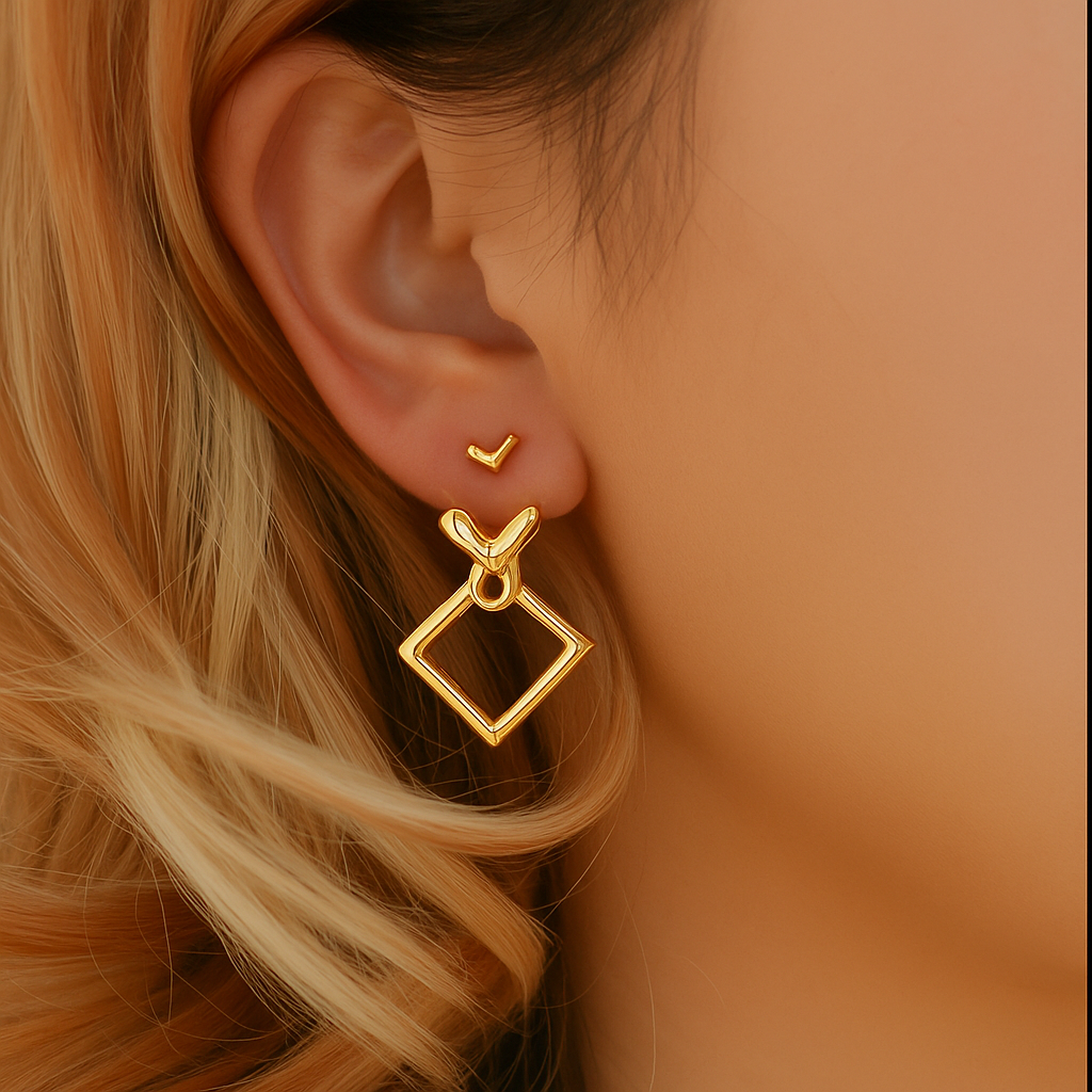 Lumarish™ Diamond-Shaped Earrings