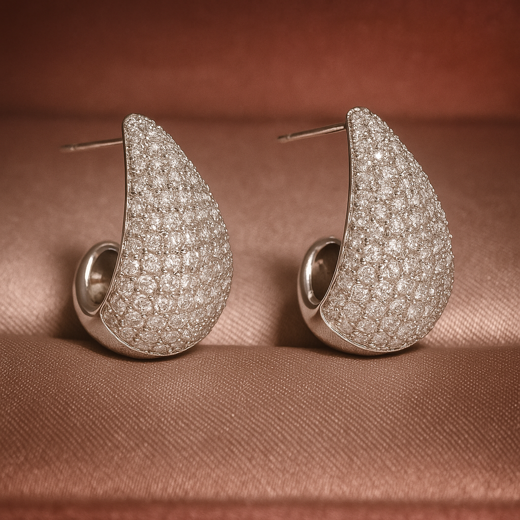 Lumarish™ Silver Waterdrop Earrings