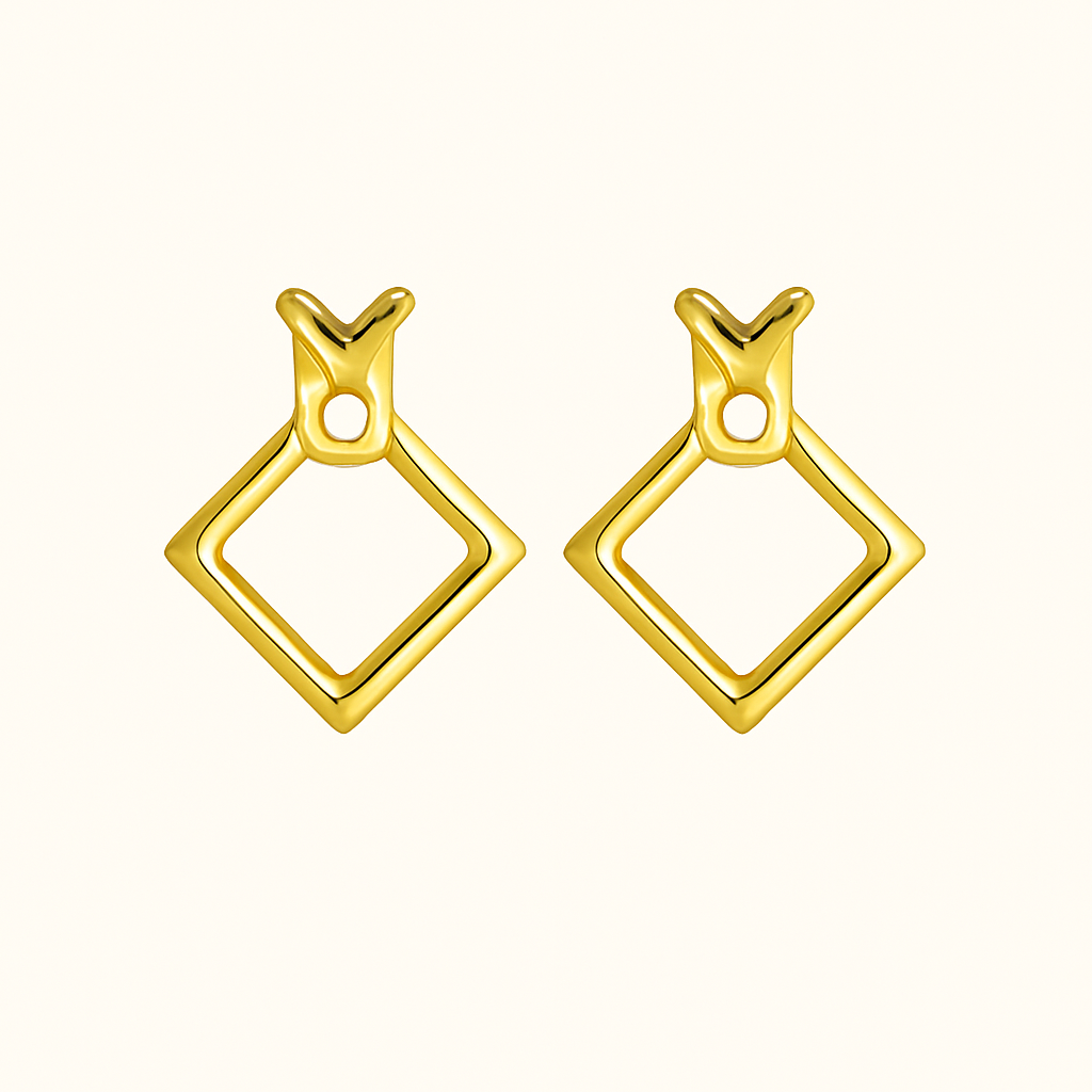 Lumarish™ Diamond-Shaped Earrings