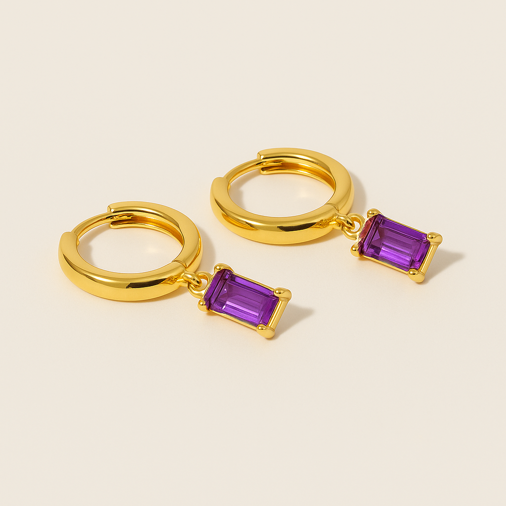Lumarish™ Birthstone Hoops