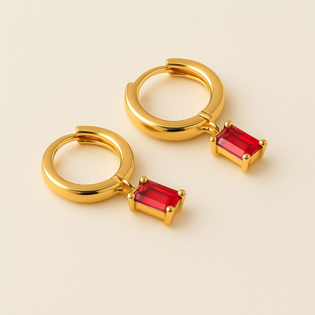 Lumarish™ Birthstone Hoops