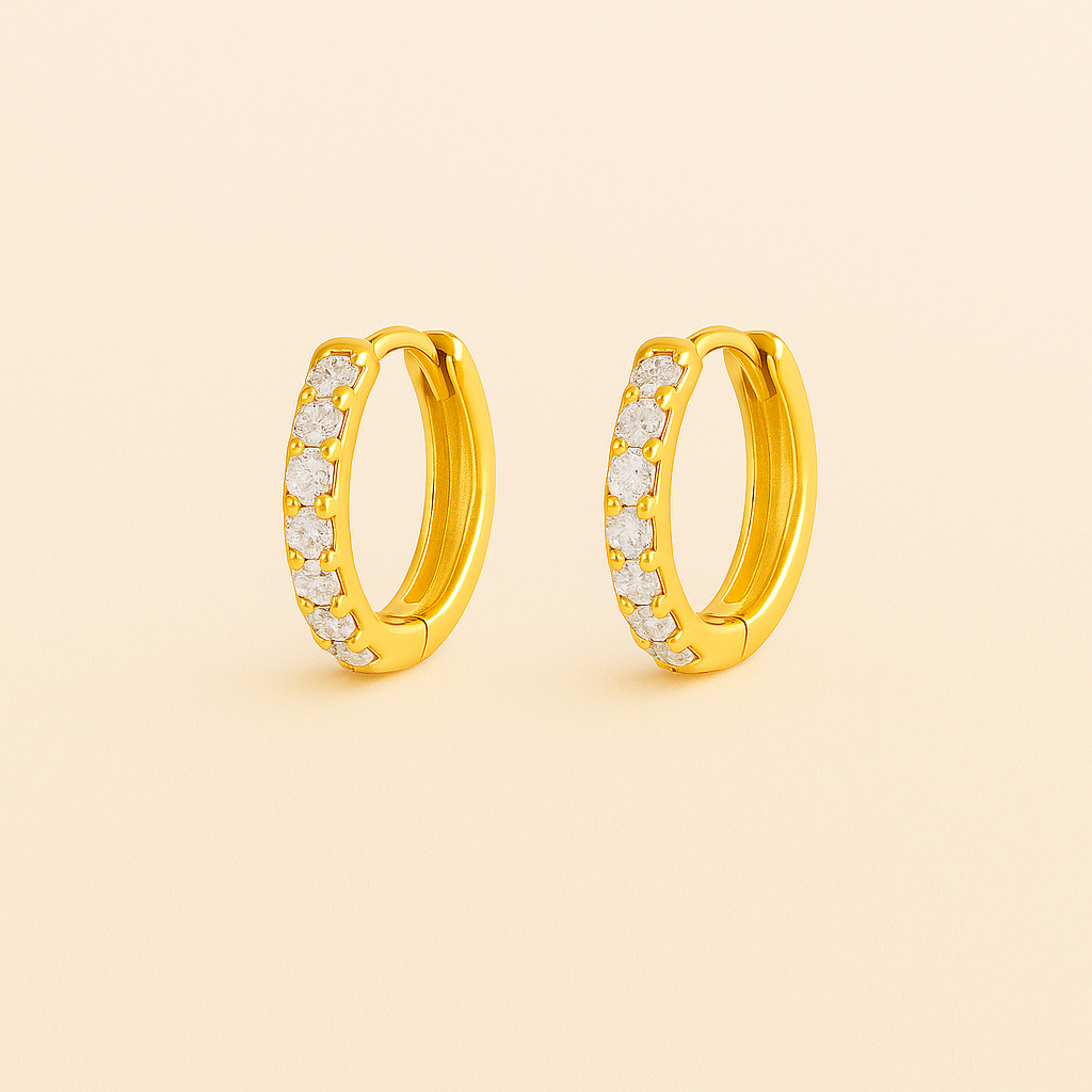 Lumarish™ White Stone Earrings