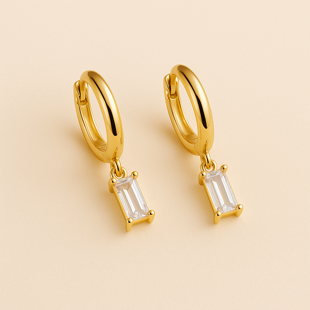 Lumarish™ Diamond Hoops