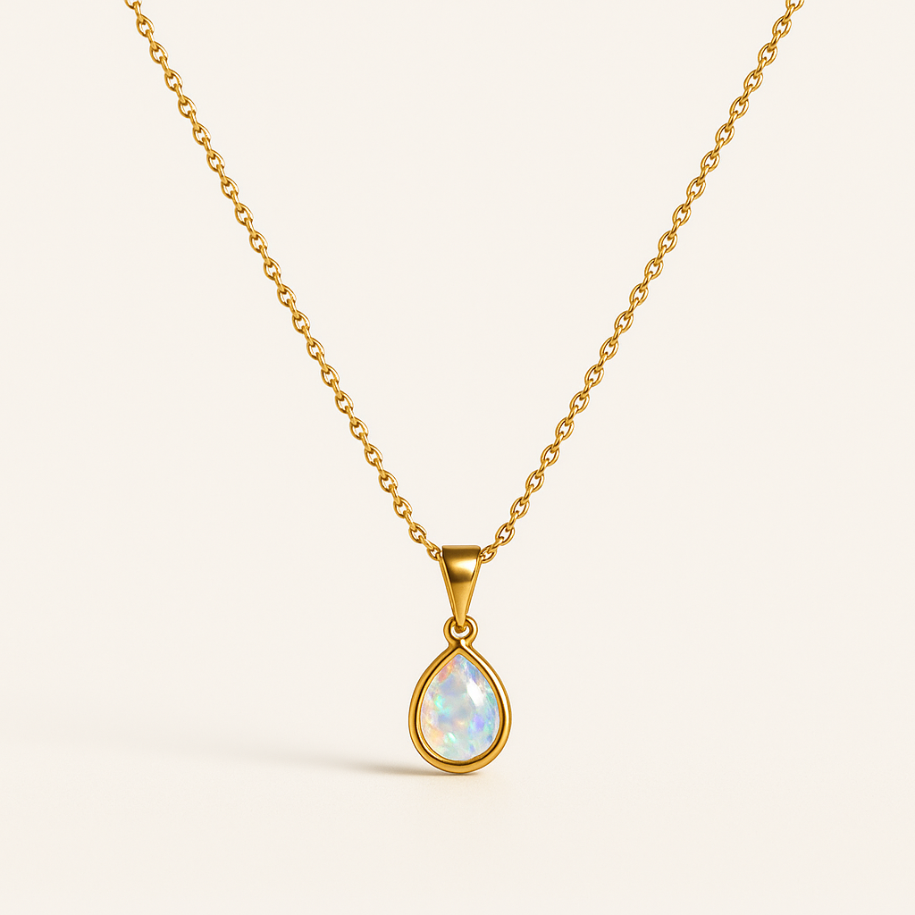 Lumarish™ Ocean Gold Drop Necklace