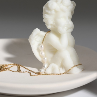 Lumarish™ Gold Pearl Necklace