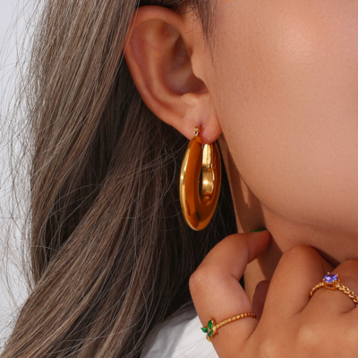 Lumarish™ Luxe Gold Hoops