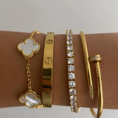 Lumarish™ Classy White Bands