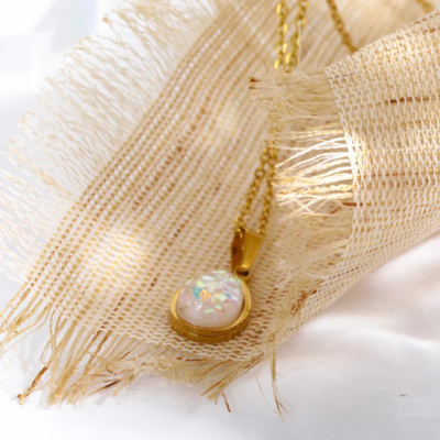 Lumarish™ Ocean Gold Drop Necklace