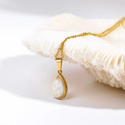 Lumarish™ Ocean Gold Drop Necklace