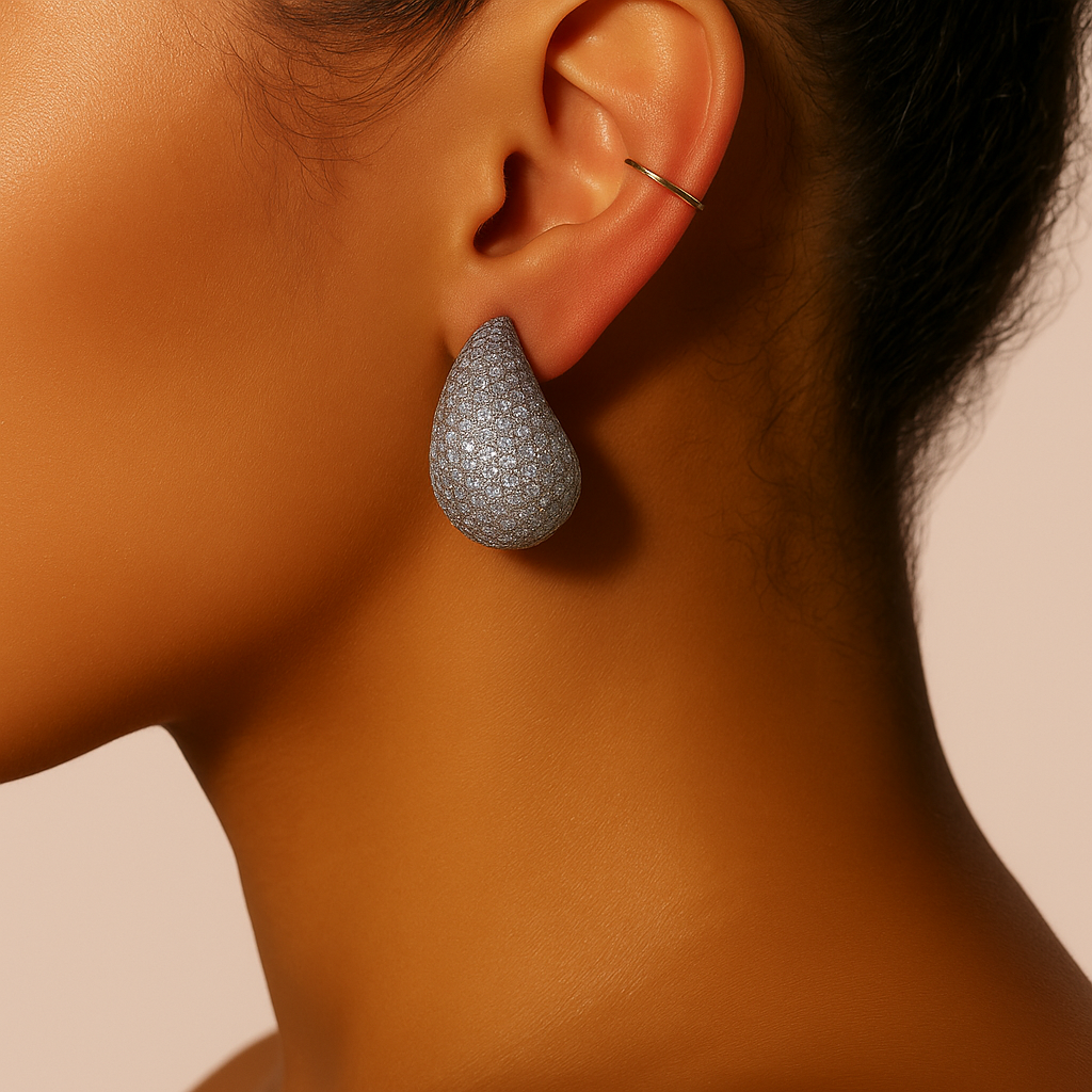 Lumarish™ Silver Waterdrop Earrings
